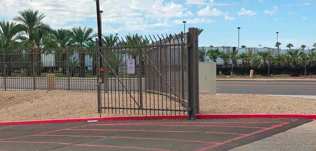 Steel perimeter fencing by SG Fabrication