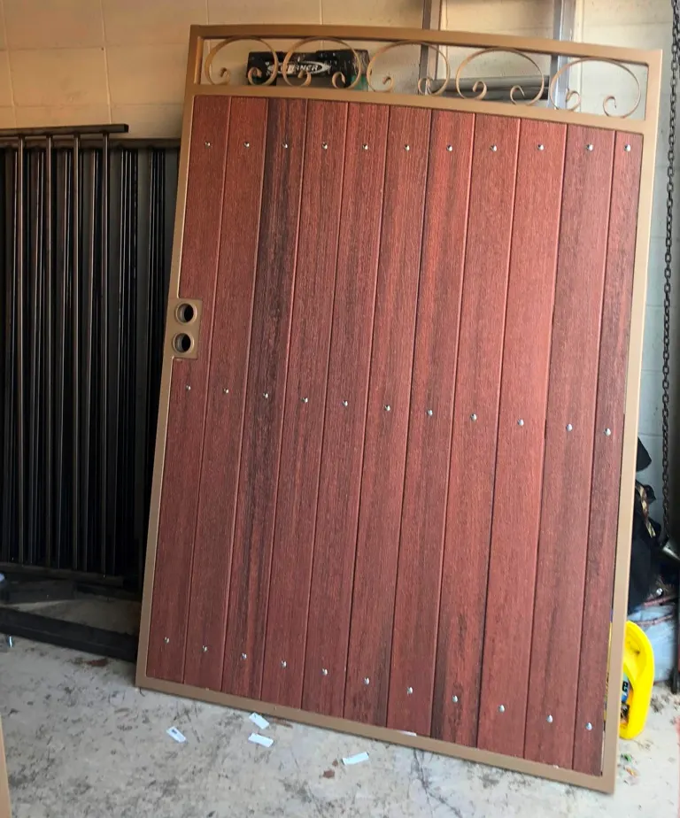 Gate fabrication in the SG Fabrication shop in Glendale